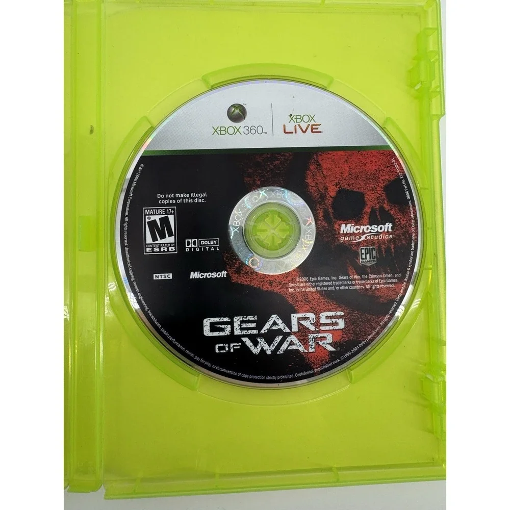 Gears of War Microsoft Xbox 360 Epic Games With Manual CIB‎